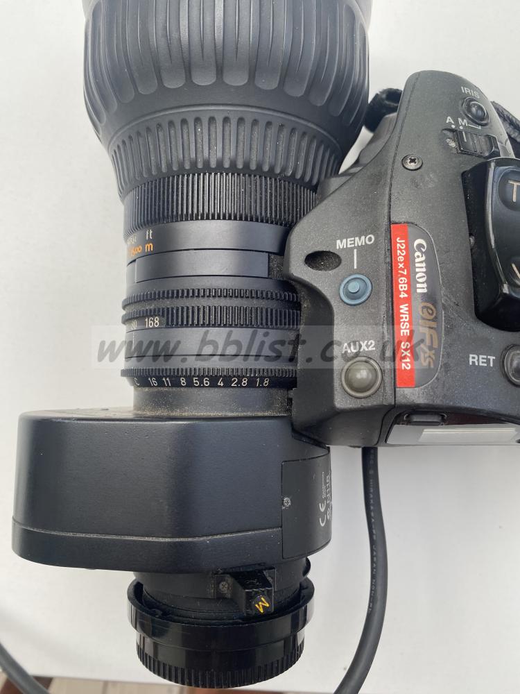 Canon J22 x 7.6 B4 WARSE SX12 F1.8