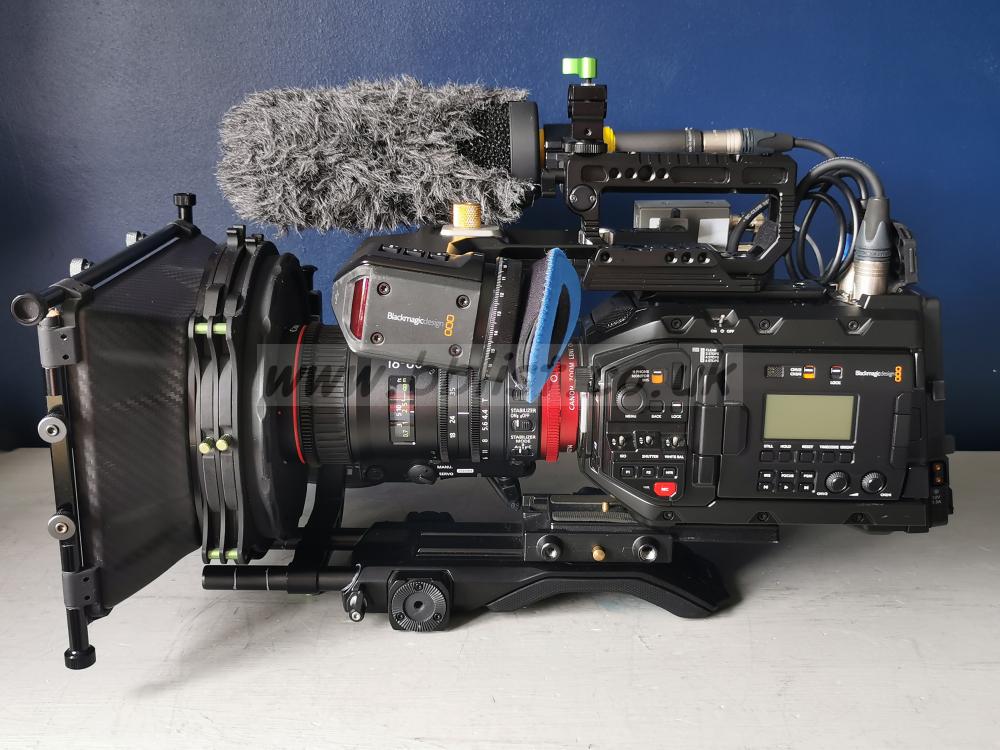 BMD Mini Ursa Pro Camera Rig with Canon Cine CN-E 18-80mm Le