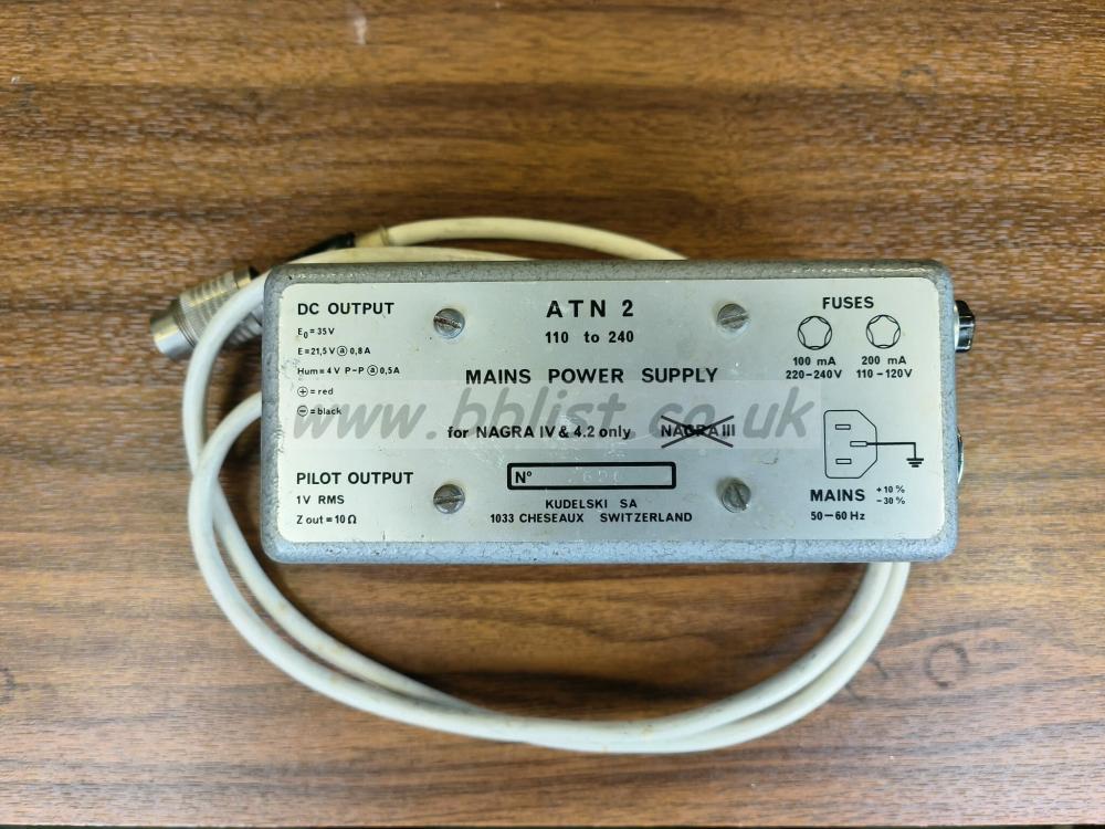 Nagra ATN 2 power supply