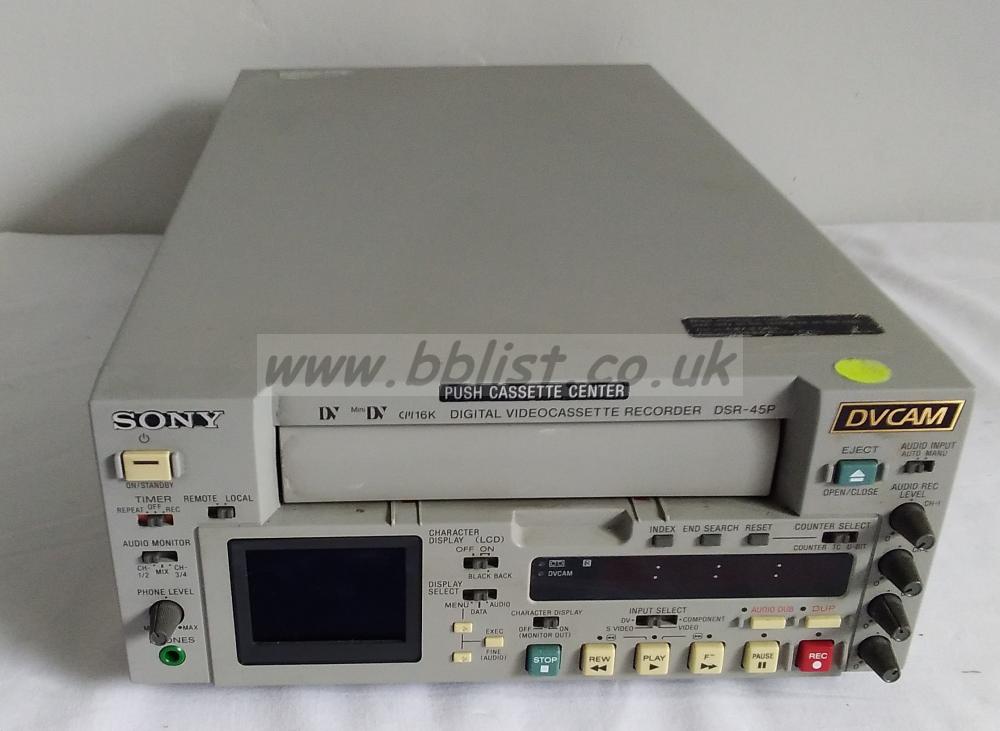 Sony DSR-45P Pal DVAM Recorder