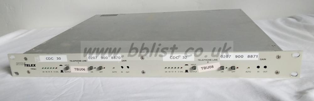 RTS/Telex TIF-951 Dual Digital Hybrid Interface Rack