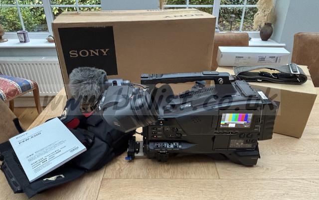 Sony PXW-X500 Camcorder Showing total items included