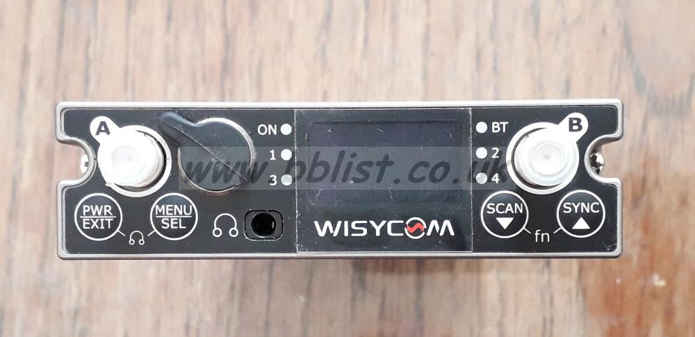 Wisycom MCR54 - 4 Channel Multiband True Diversity Receiver