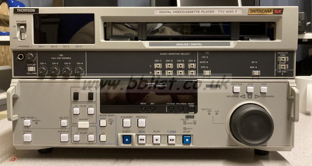 Sony DNW A65P / Thomson TTV 4065P Betacam SP / SX player