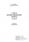 BBC Type B Radio OB Vehicle Handbook