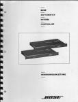 Bose 402C 802C System Controller User Manual