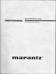 Marantz PMD670 Portable Solid State Recorder User Guide