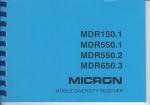 Micron MDR 150.1 550.1 550.2 650.3 Radio Ric Receiver Manual