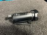 PANASONIC HC-V770 Full HD Camcorder, like new Side view showing shoe adaptor installed