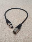 C2G 0.5m Pro-Audio XLR Male to XLR Female