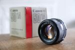 Canon NewFD FD 50mm f1.4 Prime Lens