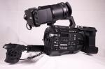 Sony PXW-FS7M2 Camera and XDAC Back LH Side View with Back