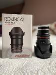 Full set of Rokinon/Samyang lenses, hardly used, boxed.