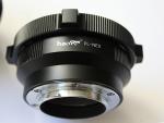 Canon HJ21 KLL lens and Abakus 132 B4 to Super 16 Adapter