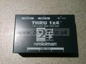 Midiman Midi thru box 1-4