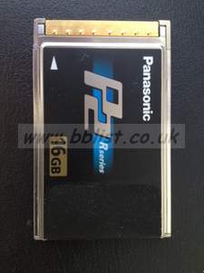 Second Hand P2 card (R series) 16 GB. AJ-P2C016RG