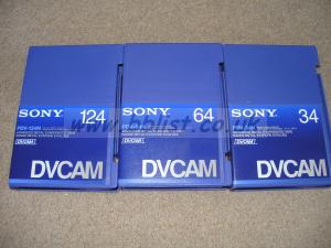 DVCam tapes. New