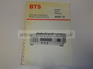 BTS MNR10 Median noise reducer