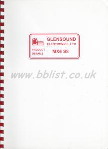 Glensound MX6 S8 Mixer User Manual