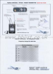 Micron Explorer 100 Series - TX716A / SDR116 User Guide