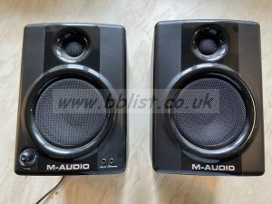 M-Audio AV40 Powered Monitor Amp and Speakers