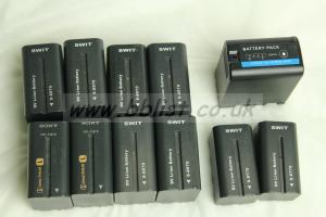 10 BATTERIES - 2 x SONY NP-F970 / 10 x SWIT Sony clones