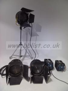 2.5K HMI Bundle - 3 Heads - 2 Ballasts - Arri