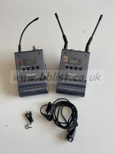 Sony UHF Radio mic system with ECM77 and Headset  mic