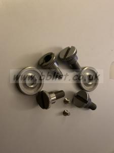 Nagra reel securing nuts and  secrewing nuts