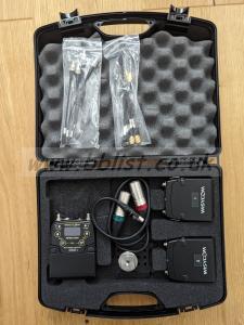 Wisycom MPR52 + 2 x mtp40s Wireless Microphones