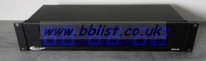 Masterclock 2u NTD-26 LED Studio Rackmount Clock